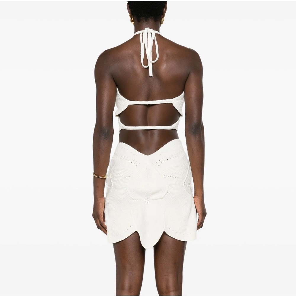 Cult Gaia Floreana Panelled Knit Dress - Picture 5 of 6